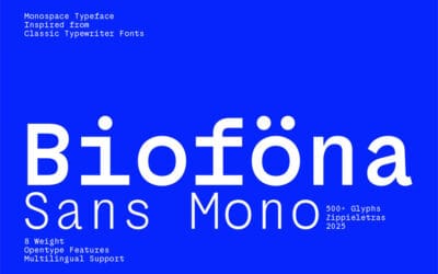 Biofona Sans Mono Font