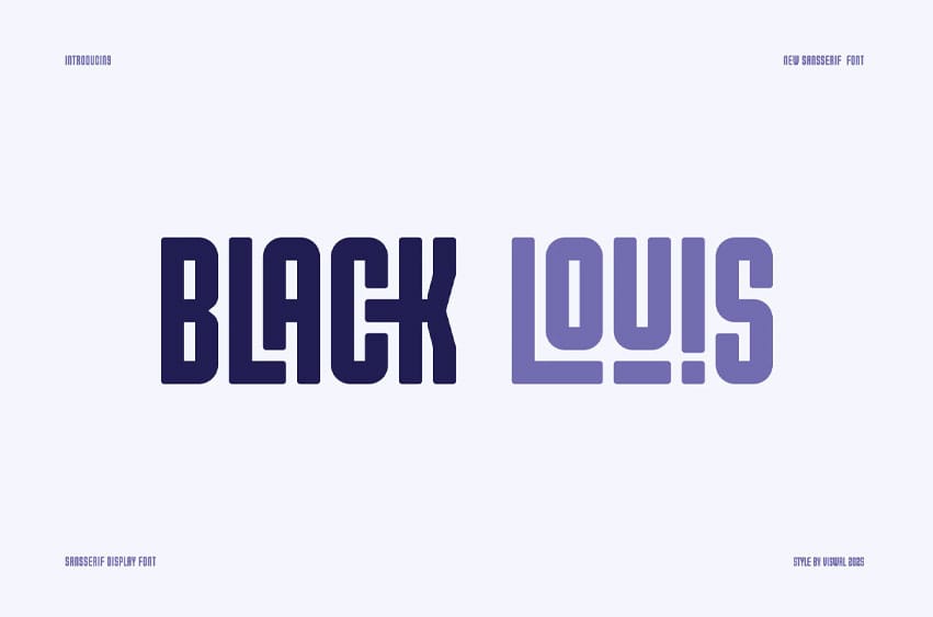 Black Louis Font