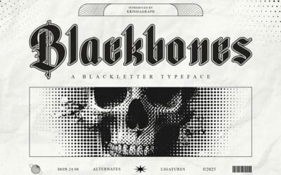 Blackbones Font