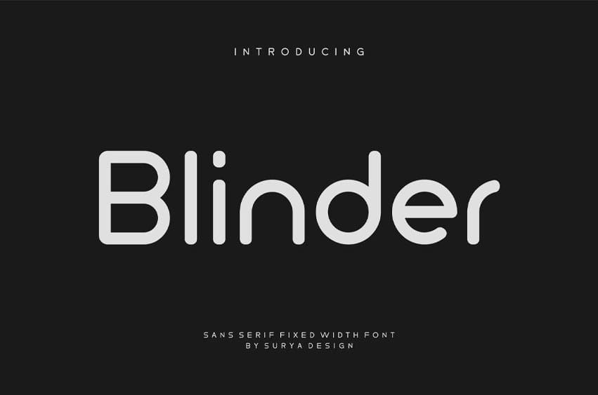 Blinder Font
