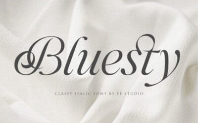 Bluesty Font