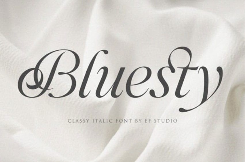 Bluesty Font