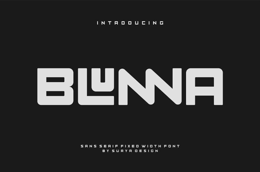 Blunna Font