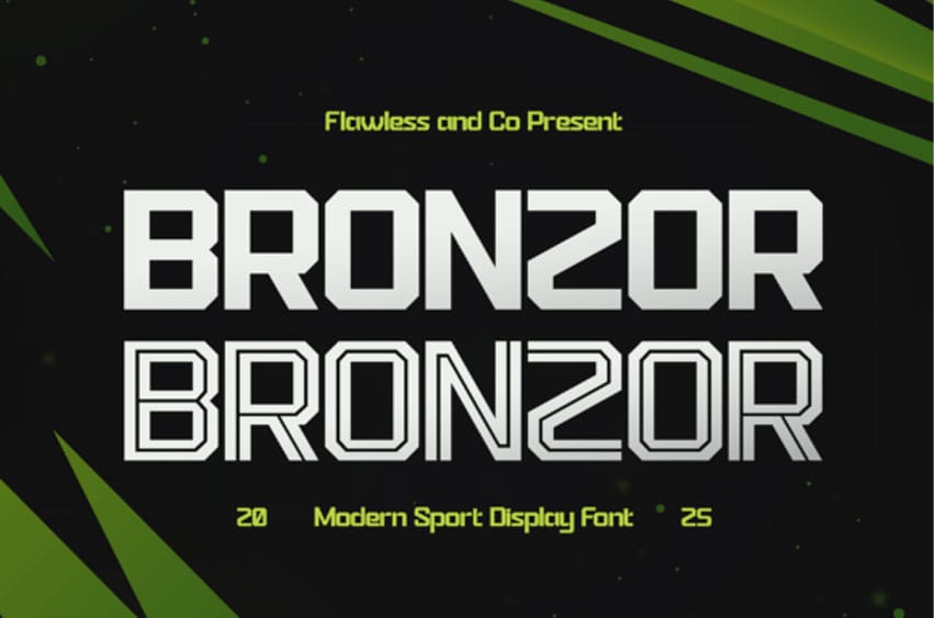 Bronzor Font