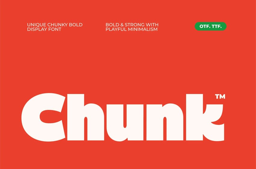 Chunk Font