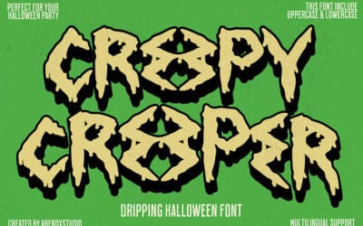 Creepy Creeper Font