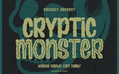 Cryptic Monster Font