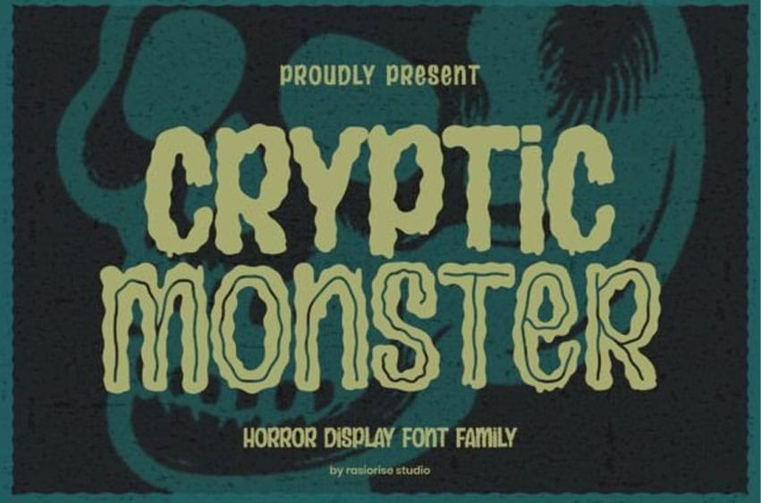 Cryptic Monster Font