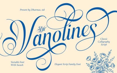 Dh Vanolines Font