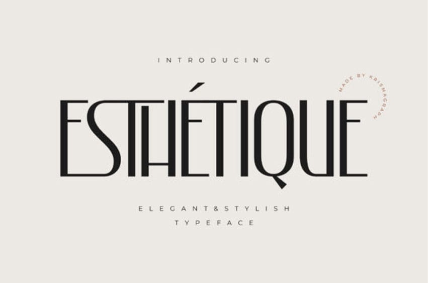 Eshetique Font
