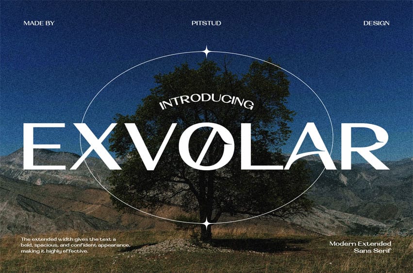 Exvolar Font