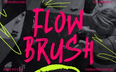 Flowbrush Font