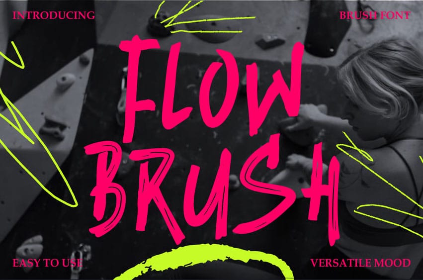 Flowbrush Font