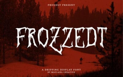 Frozzedt Font