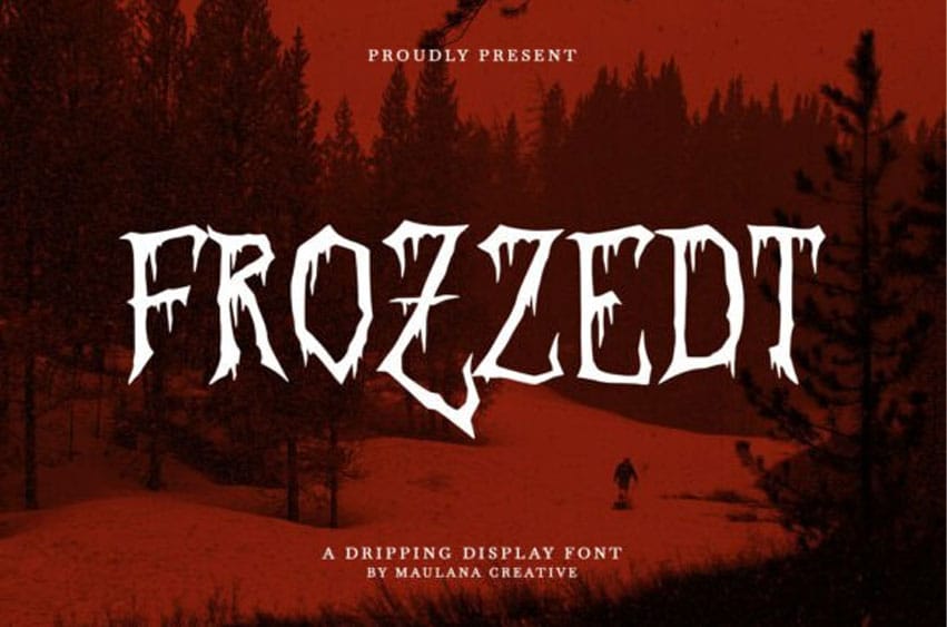 Frozzedt Font