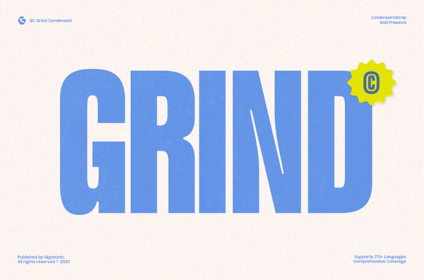 Gc Grind Font