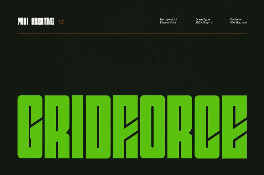 Gridforce Font