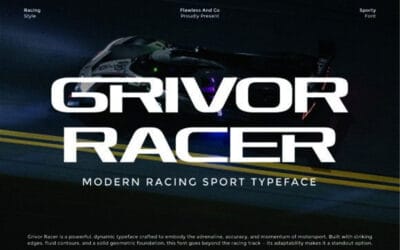 Grivor Racer Font