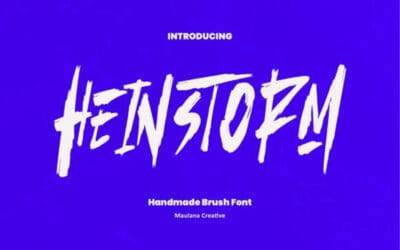 Heinstorm Font