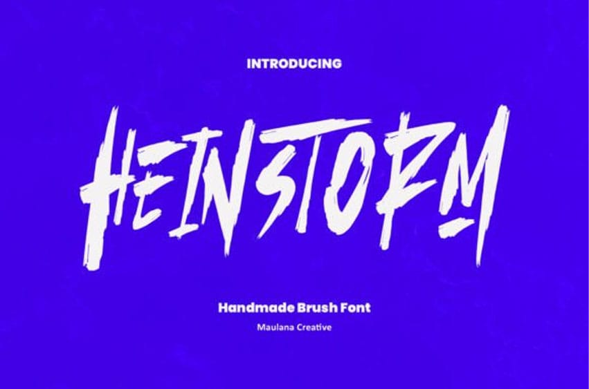 Heinstorm Font