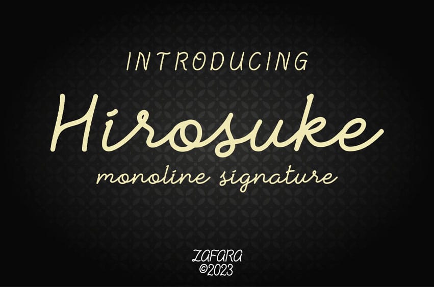 Hirosuke Font