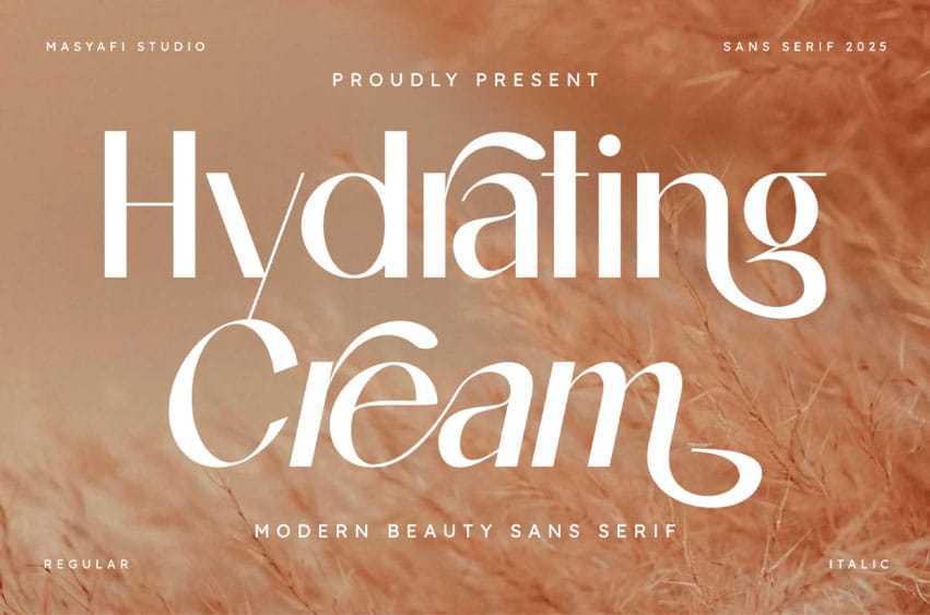 Hydrating Cream Font