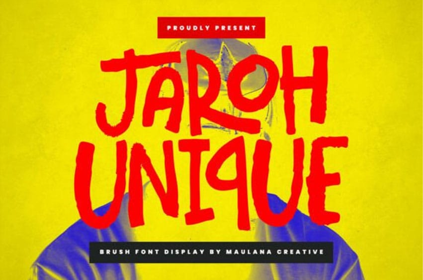 Jaroh Unique Font