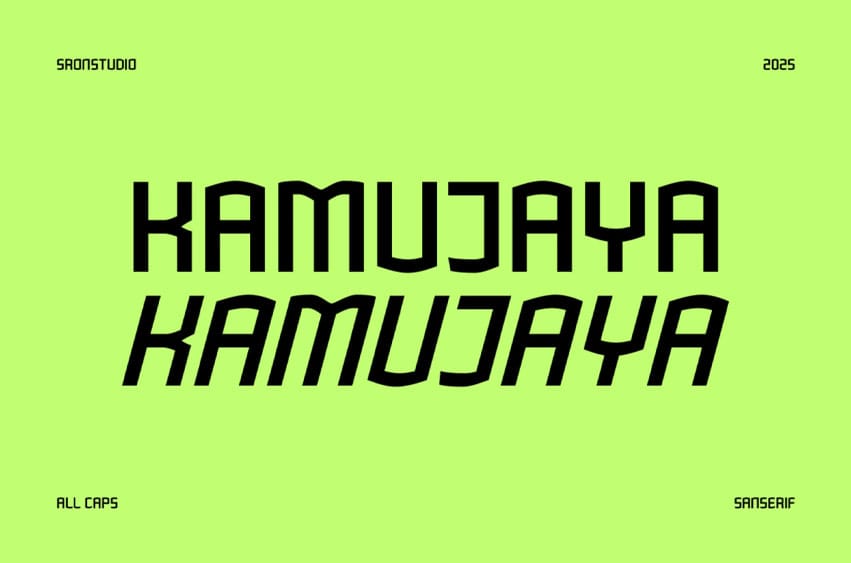 Kamujaya Font