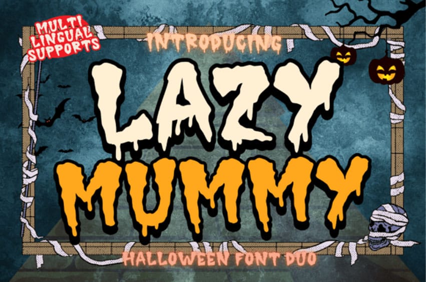 Lazy Mummy Font