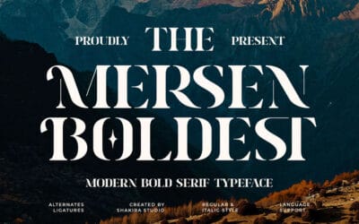 Mersen Boldest Font