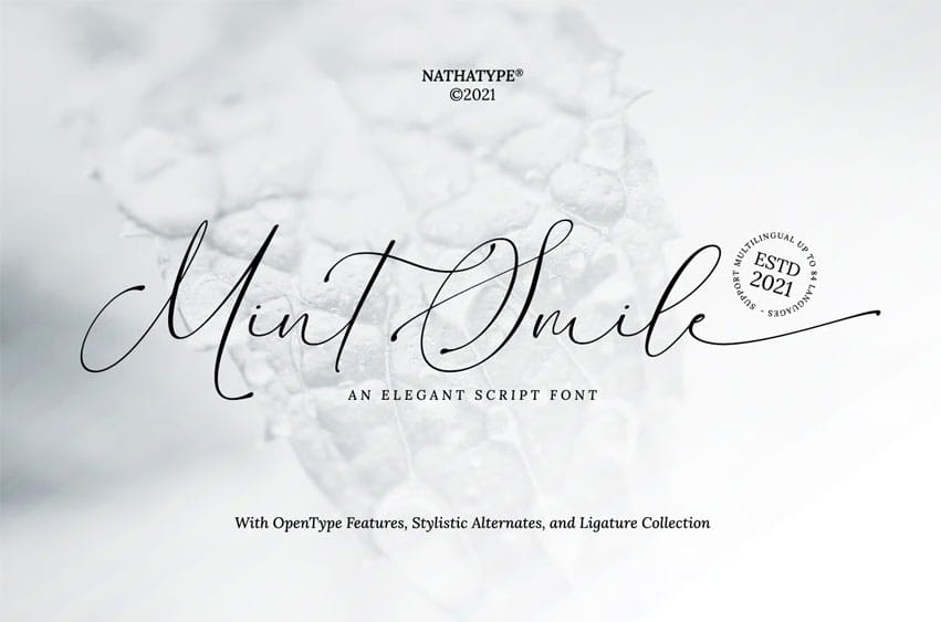 Mint Smiles Font