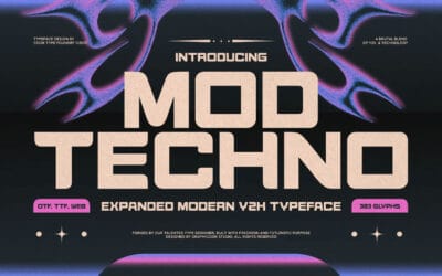 Modtechno Font