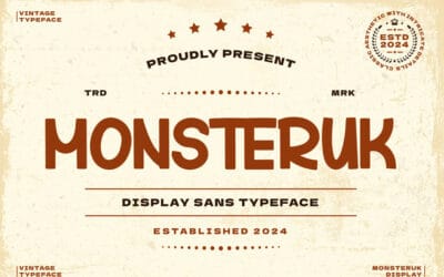 Monsteruk Font