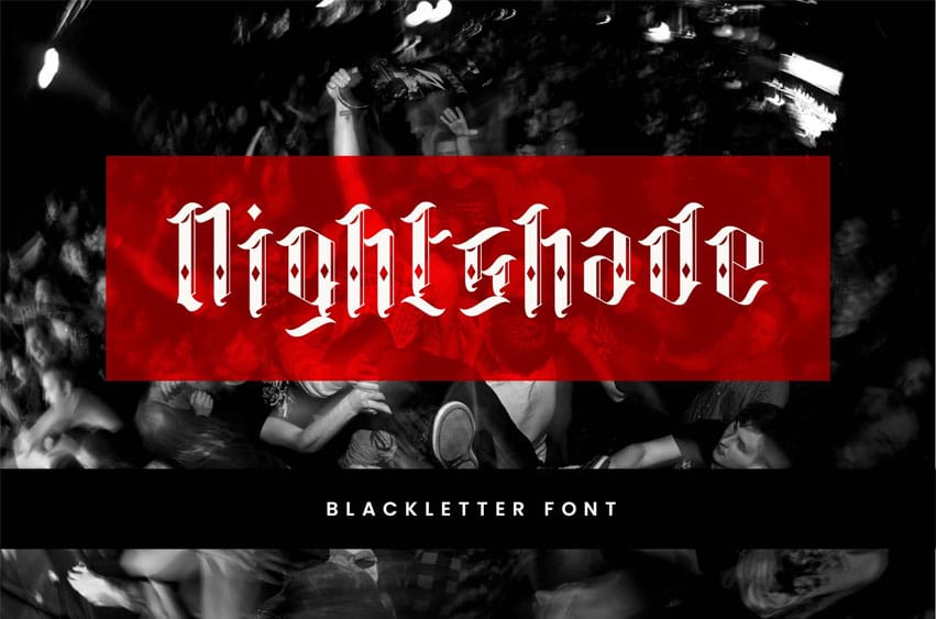 Nightshade Blackletter Font
