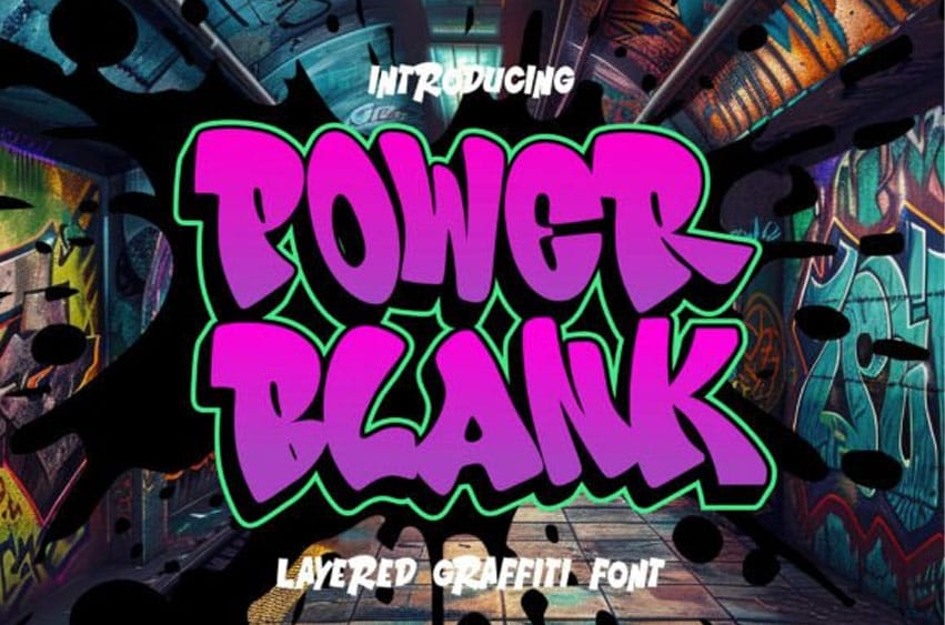 Power Blank Font