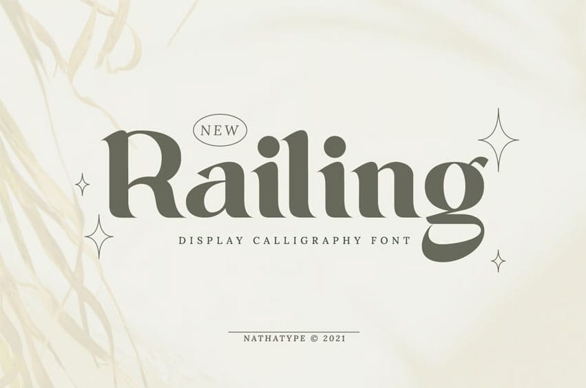 Railing Font