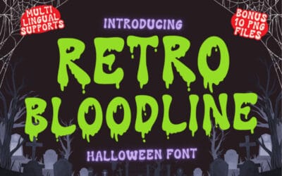 Retro Bloodline Font