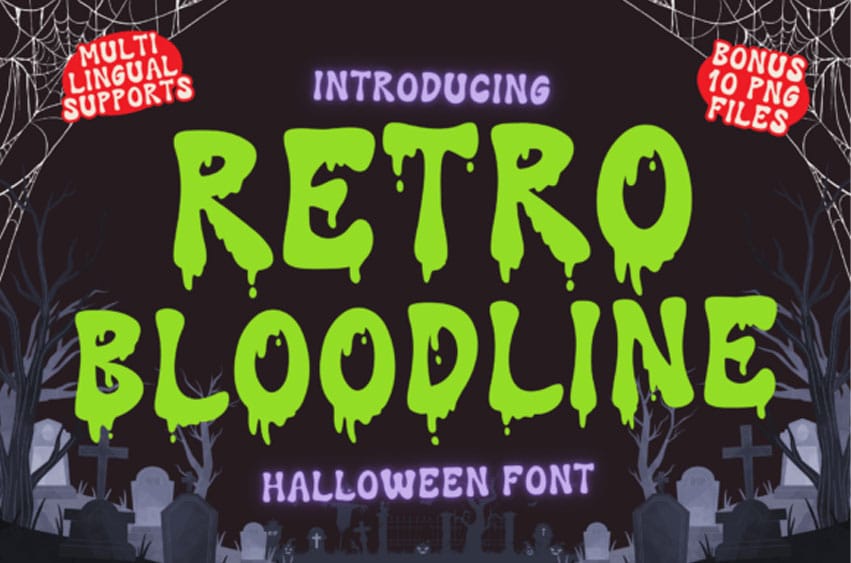 Retro Bloodline Font