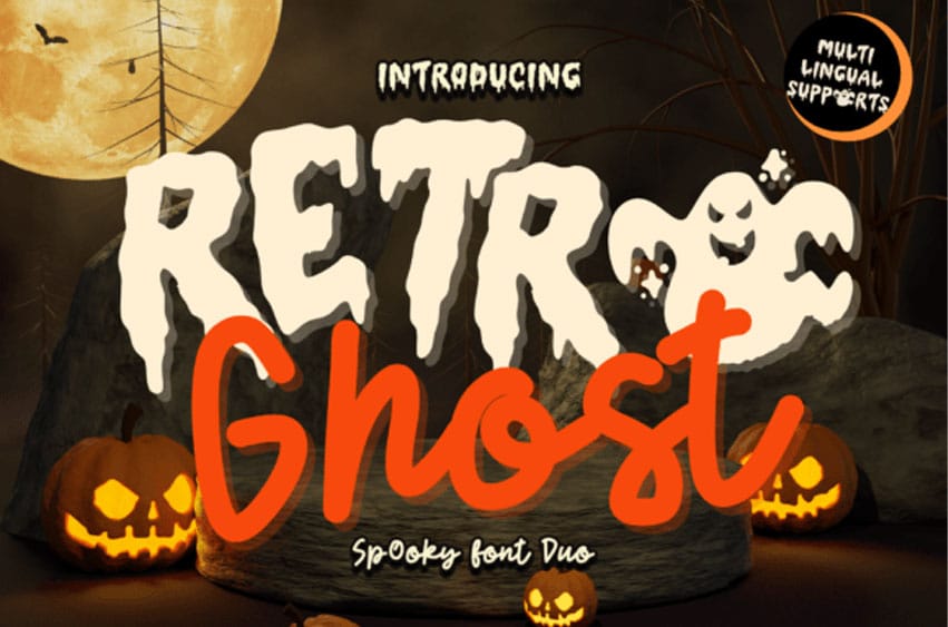 Retro Ghost Font