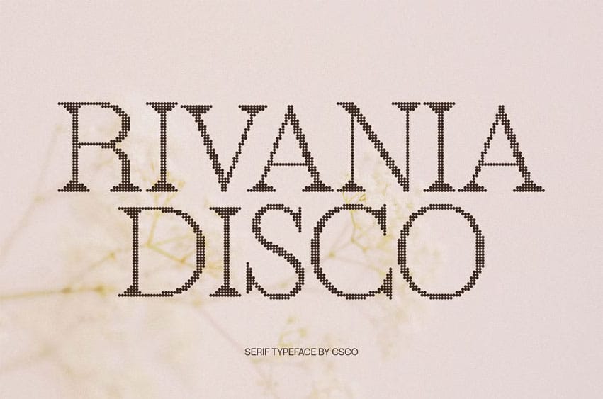Rivania Disco Font