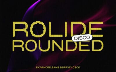 Rolide Rounded Font