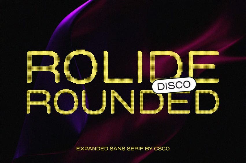 Rolide Rounded Font