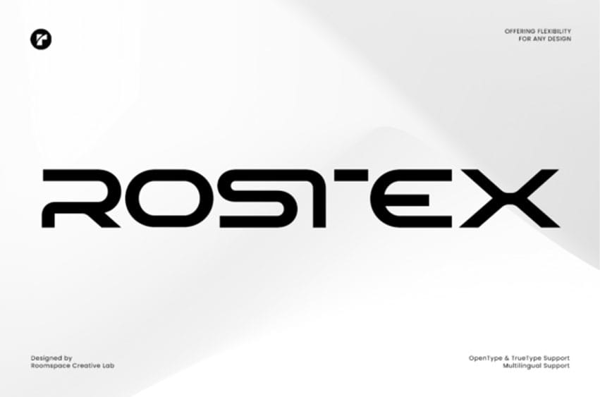 Rostex Regular Font