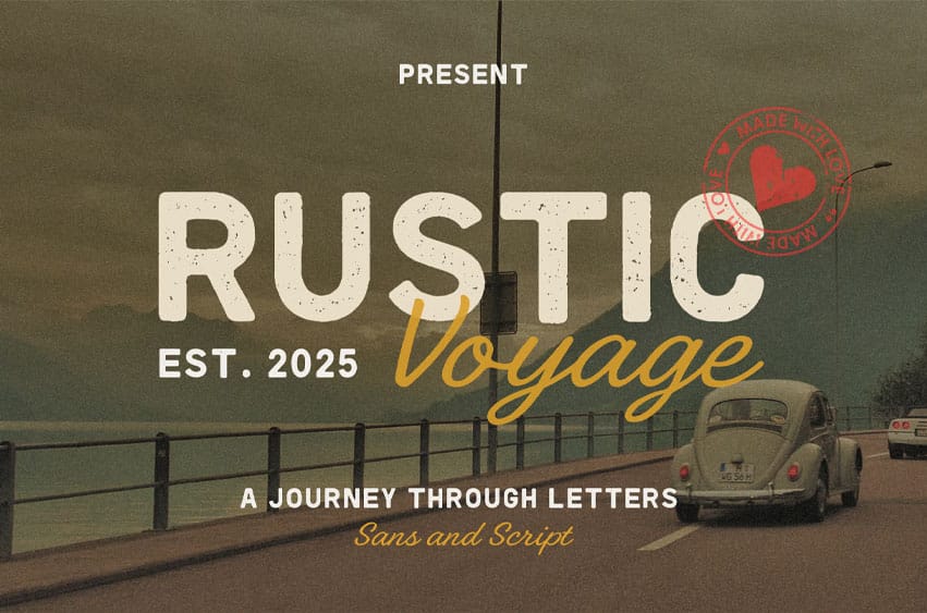Rustic Voyage Font