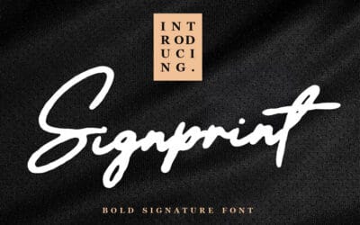 Signprint Font