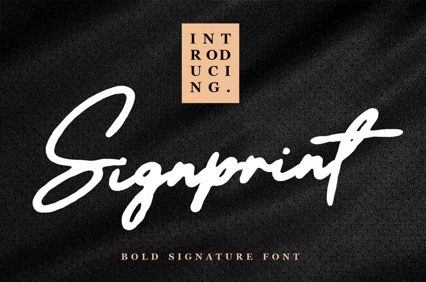 Signprint Font