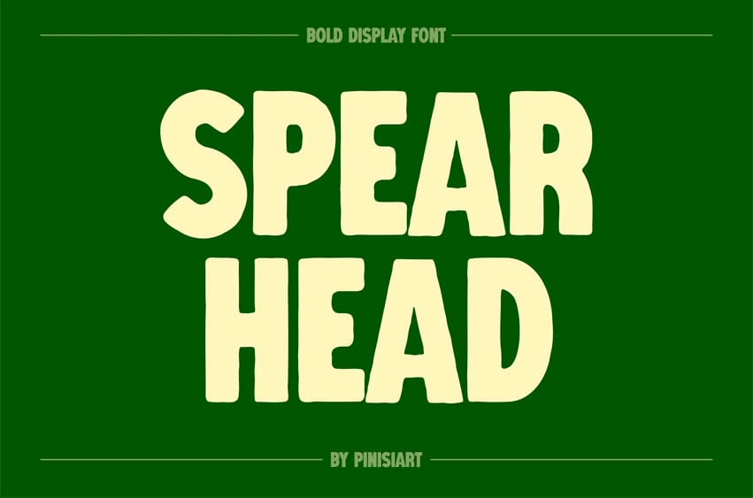 Spearhead Font