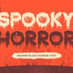 Spooky Horror Font