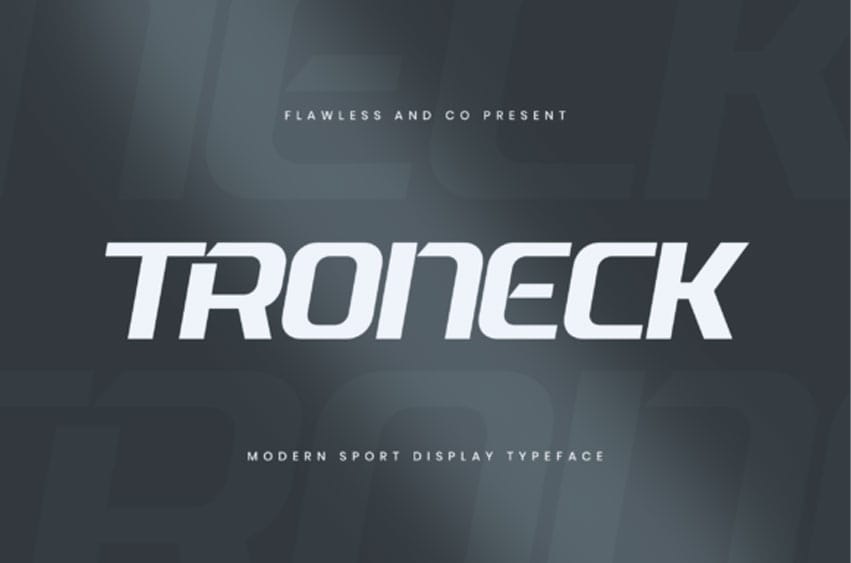 Troneck Font
