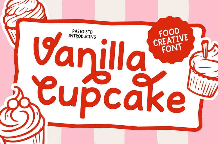 Vanilla Cupcake Font